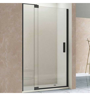 Душевая дверь Extra  80/90, черный, стекло прозрачное VDP-1E8090CLB Vincea