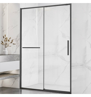 Душевая дверь Slim Soft  150, вороненая сталь, стекло прозрачное VDS-1SS150CLGM Vincea