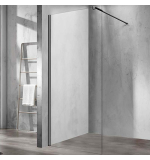 Душевая перегородка Walk-In  70х200, вороненая сталь, стекло прозрачное VSW-1H70CLGM Vincea