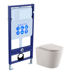 Унитаз с инсталляцией SET AQUATEK ВЕГА cmp Aquatek