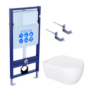 Унитаз с инсталляцией Set AQUATEK ЕВРОПА New-KKI2 Aquatek