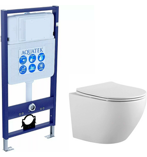 Унитаз с инсталляцией SET AQUATEK ЕВРОПА T Aquatek