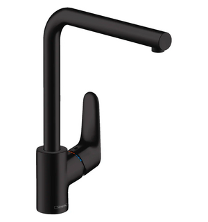 Смеситель для кухни Focus M41 черный 31817670 Hansgrohe