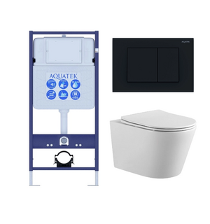 Унитаз с инсталляцией Set ВЕГА-012 4в1 AQUATEK