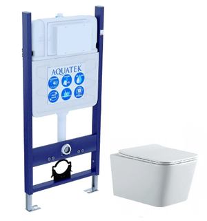 Унитаз с инсталляцией SET ЛИБРА N-14 AQUATEK