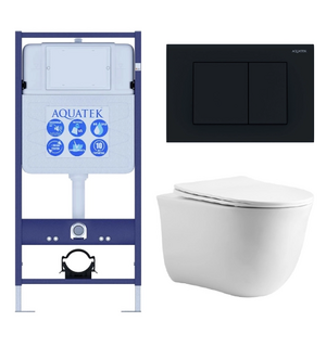 Унитаз с инсталляцией SET КЛАССИК-012 4в1 AQUATEK