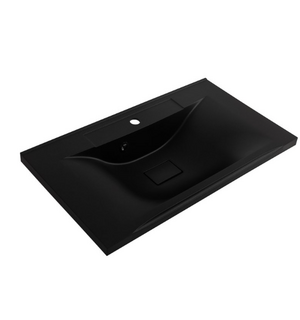 Раковина  80 см BB800/450-LV-ART-PR-NERO Belbagno