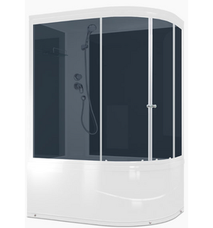 Душевая кабина Delight Slim 128 L high DS01DS128LHBT00 Domani
