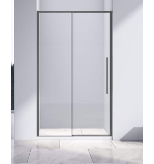 Душевая дверь Slim-N  1300, вороненая сталь, стекло прозрачное VDS-4SN130CLGM Vincea