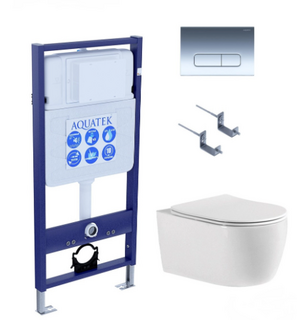 Унитаз с инсталляцией SET AQUATEK ЕВРОПА cmp016 Aquatek