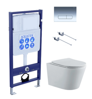 Унитаз с инсталляцией SET ВЕГА-1905-016 KK-1 AQUATEK