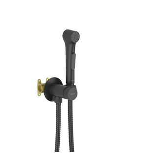 Встариваемый гигиенический комплект Европа AQ1020MB черный матовый Aquatek