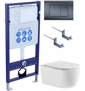 Унитаз с инсталляцией Set AQUATEK ЕВРОПА T-033 4в1