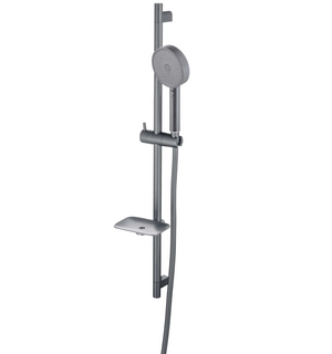 Душевой гарнитур Вега AQ2031BGM оружейная сталь Aquatek