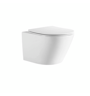 Унитаз подвесной безободковый Либерти AQ1999T-00 с сиденьем микролифт Aquatek