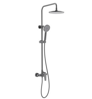 Душевая система Бетта AQ2160BGM оружейная сталь Aquatek