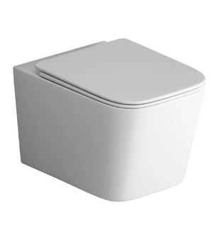 Унитаз подвесной безободковый  с сиденьем микролифт GR-4404MSQ Grossman