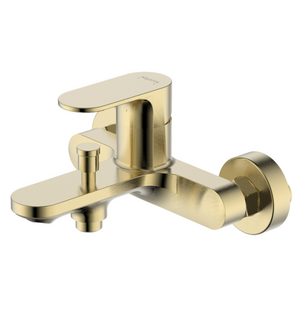 Смеситель для ванны Альфа золото шлифованное AQ1940BG  Aquatek