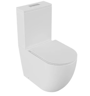 Унитаз-компакт безободковый  с сиденьем микролифт GR-4494MSQ Grossman