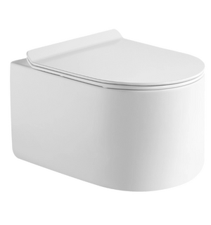 Унитаз подвесной Thin Rim с сиденьем микролифт GR-5606SQ Grossman