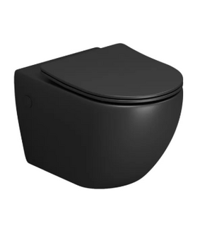 Унитаз подвесной безободковый  с сиденьем микролифт GR-4411BMSQ Grossman