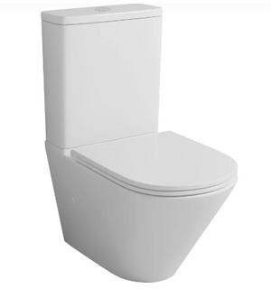 Унитаз-компакт безободковый  с сиденьем микролифт GR-4449SQ Grossman