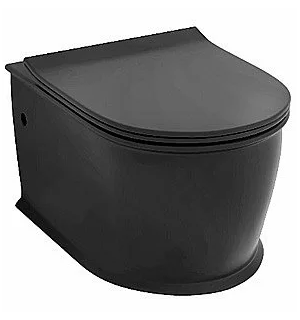 Унитаз подвесной безободковый Retro  с сиденьем микролифт GR-4482BMS Grossman