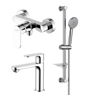 Комплект смесителей Альфа AQ1931CR Aquatek