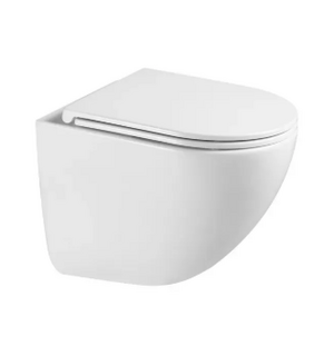 Унитаз подвесной безободковый с сиденьем микролифт GR-4455SQC Grossman