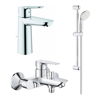 Набор для ванны 3 в 1 BauEdge 1000180 Grohe