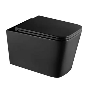 Унитаз подвесной безободковый  с сиденьем микролифт GR-4441BMSQ Grossman