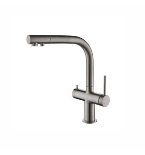 Смеситель для кухни Европа AQ1385BGM оружейная сталь Aquatek