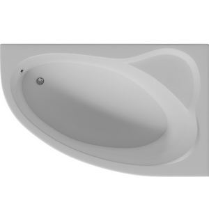 Акриловая ванна Фиджи 170x110  FID170-0000005 правая, с фронтальным экраном, вклеенный каркас