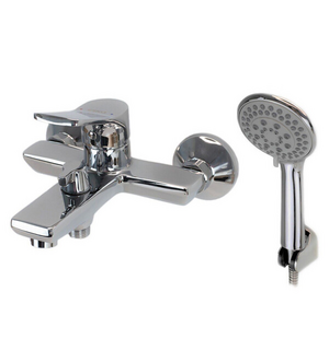 Смеситель для ванны с коротким изливом EIGER, хром / EG 54