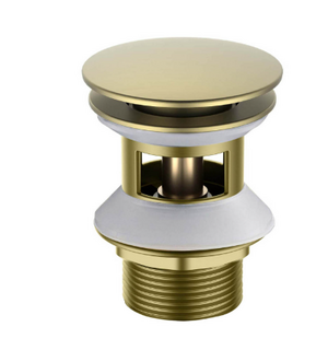 Донный клапан  шлифованное золото AQ6002BG Aquatek