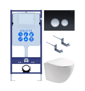 Унитаз с инсталляцией SET AQUATEK ЕВРОПА T KDI29