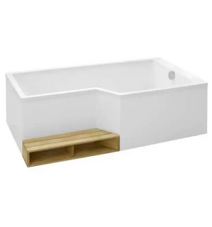 J.Delafon E6D000R-00 ванна BAIN-DOUCHE NEO /160х90х70/ (бел)
