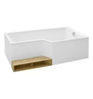 J.Delafon E6D004R ванна BAIN-DOUCHE NEO правосторонняя /180х97/70/ (бел)