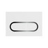 Кнопка инсталяционная Chrome белая X01455