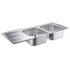 Мойка нерж. K400 80-S 1160*500 мм, 2 чаши, оборачиваемая, 31587SD0 GROHE