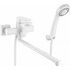 Смеситель для ванной однорычажный с душевым комплектом 5302235-White ELGHANSA
