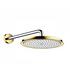 Верхний душ 1jet с держателем, хром/под золото Raindance Classic 27424090 HANSGROHE