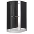 Душевой уголок BERGAMO-W-RH-1-120/100-ARCO-C-Cr-L-IV Cezares