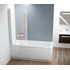 Шторка для ванны CVS1-80 R стекло Transparent 7QR40C00Z1 Ravak