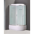 Душевая кабина CS-66120L F 120*80*215 выс. поддон 40 см, бел. стекло 4 мм Loranto