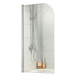 Душевая шторка MERRIT 700*1500 пр-ль серебро, стекло прозр 5 мм. Easy Clean AZARIO