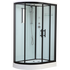 Душевая кабина Standart Т-6602 Black R (120*85*220)