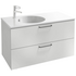 Тумба для раковины, 100 см, 2 ящика, белый, ручки хром Odeon Rive Gauche EB2524-R5-N18