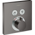 Термостат ShowerSelect, скрытого монтажа, для 2 потребителей, шлиф черн., HG 15763340