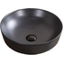 Раковина накладная керамическая, круглая, чёрная матовая, BB1315-H301